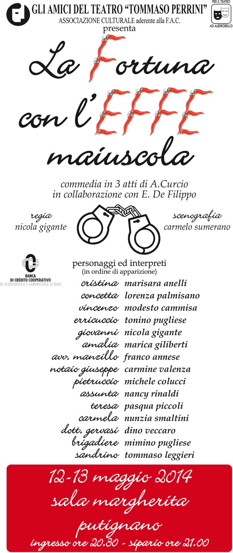La fortuna con l effe maiuscola   Locandina 2014