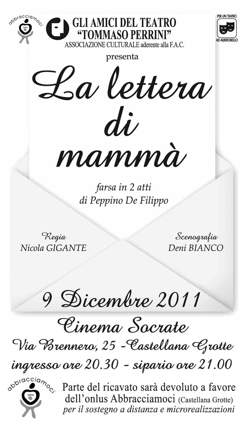 La lettera di mamma - Locandina 2011