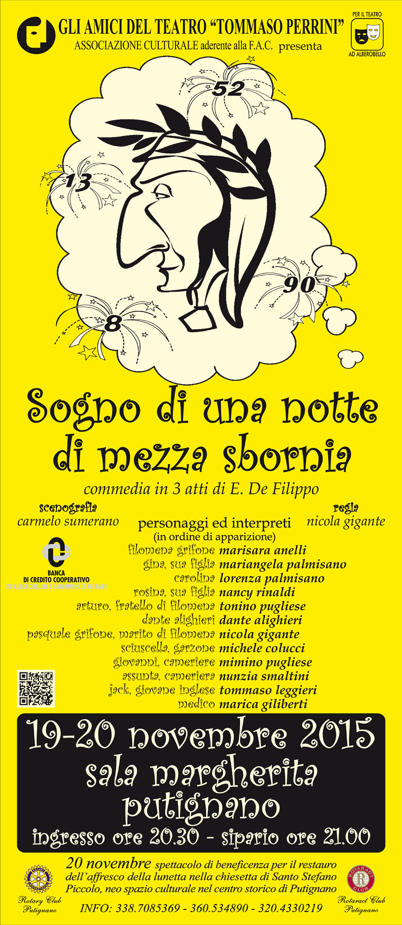 Sogno di una notte di mezza sbornia Novembre 2015